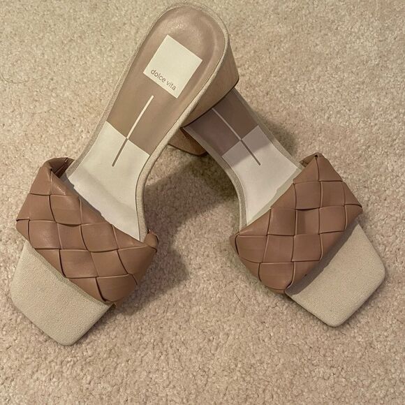 NWOT Dolce Vita Moly Heels in Color Cafe Stella - Picture 3 of 10